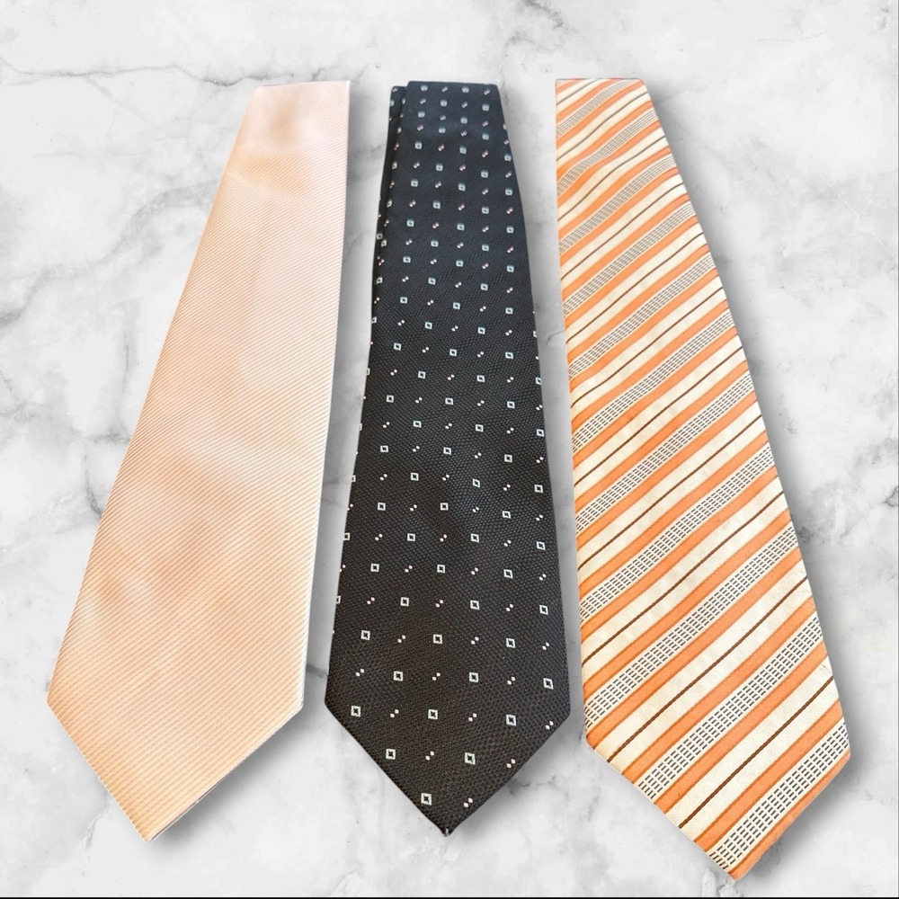 3‎ Giorgio Armani Tie's – 100% Silk